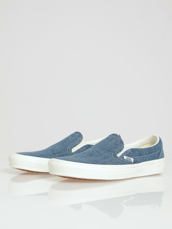 Slip-On Vulcanised Sneaker - Denim