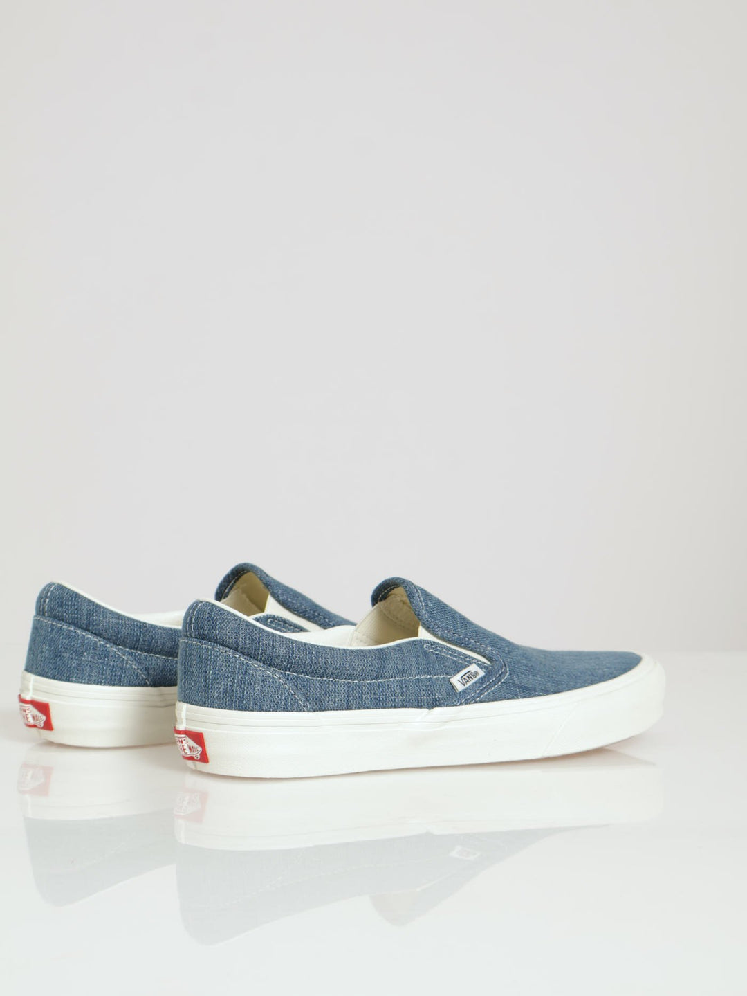 Slip-On Vulcanised Sneaker - Denim