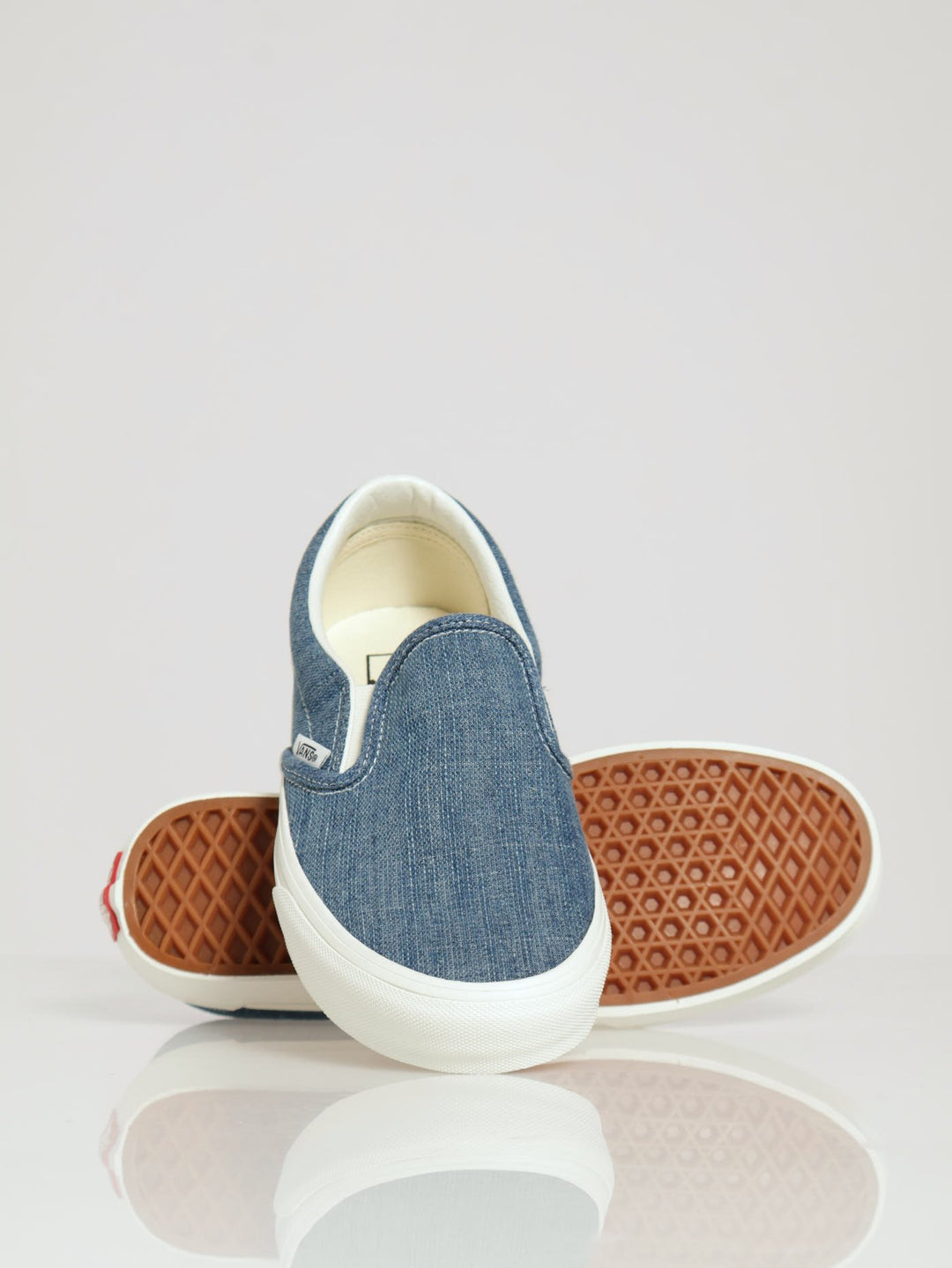 Slip-On Vulcanised Sneaker - Denim
