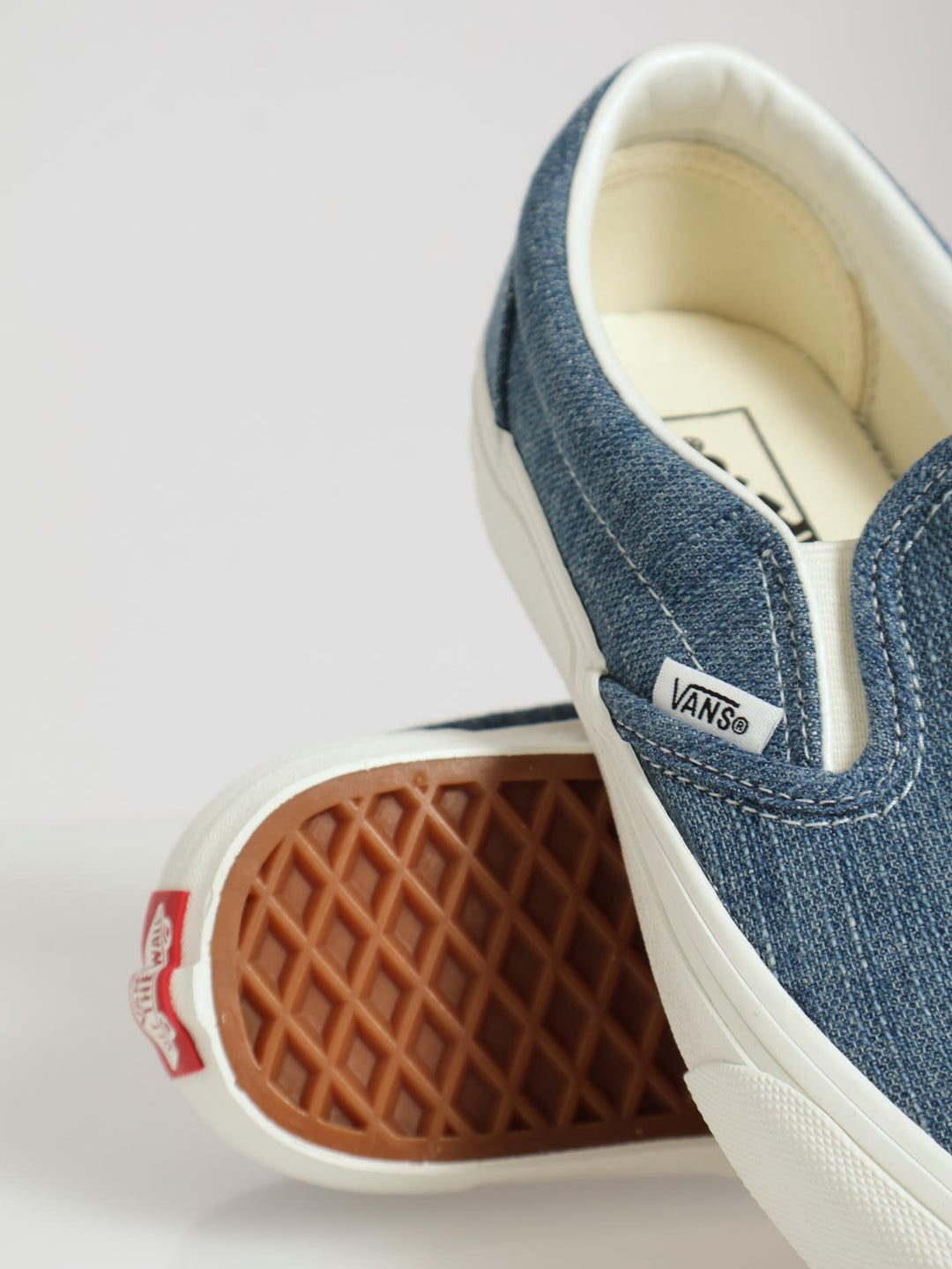 Slip-On Vulcanised Sneaker - Denim