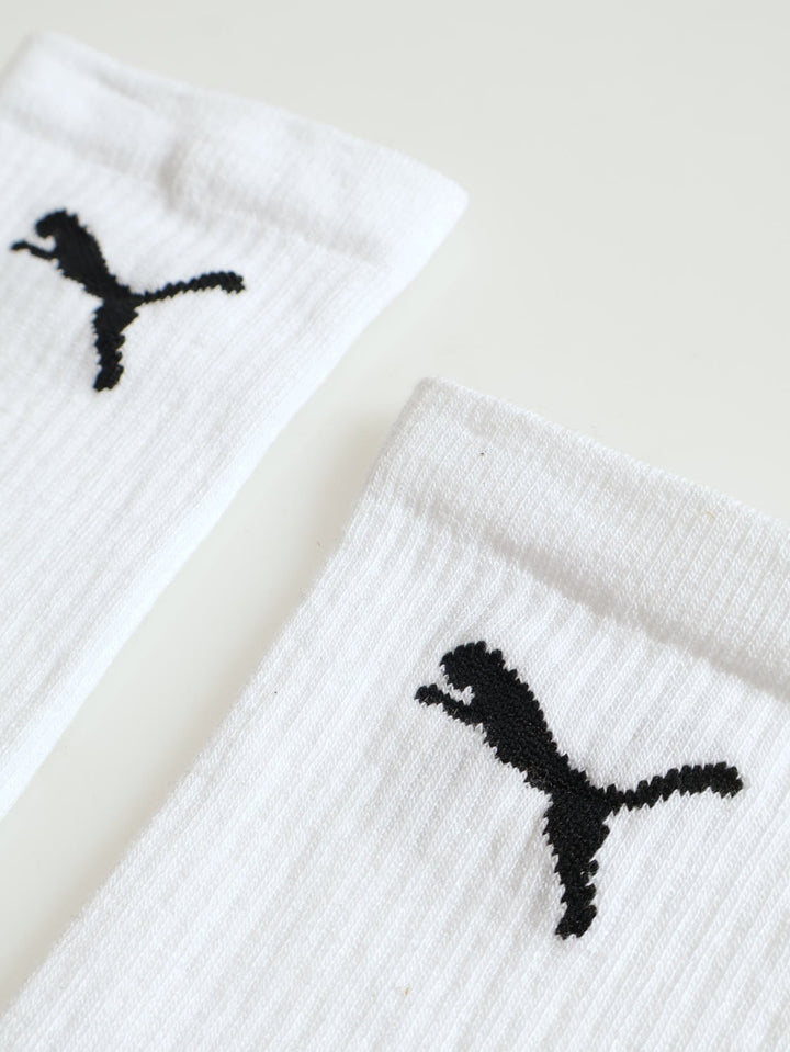 Single Tennis Socks - White/Black