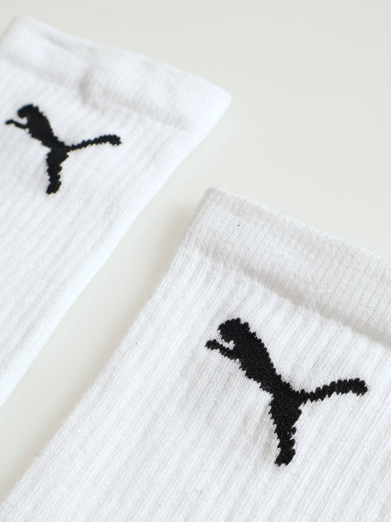 Single Tennis Socks - White/Black