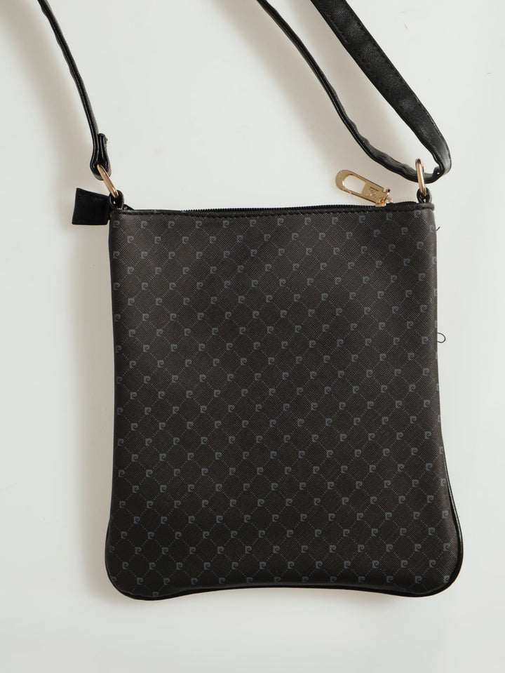 Guliana Core Logo Crossbody Bag - Black