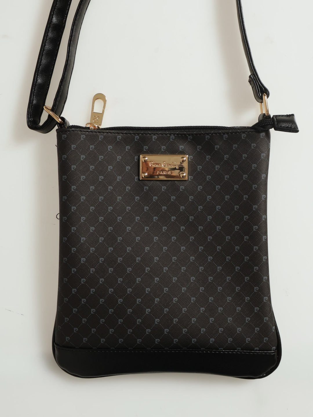 Guliana Core Logo Crossbody Bag - Black