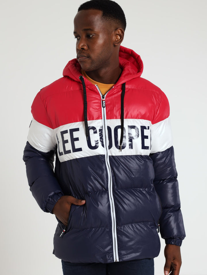 Locke Puffer Jacket - Red