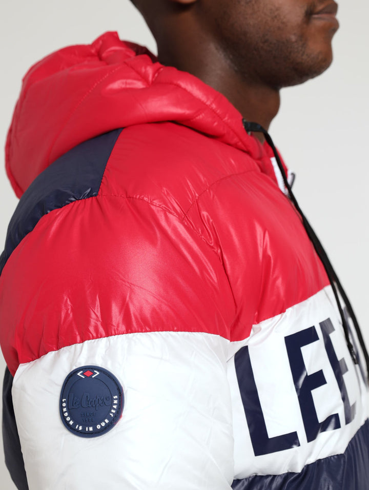 Locke Puffer Jacket - Red