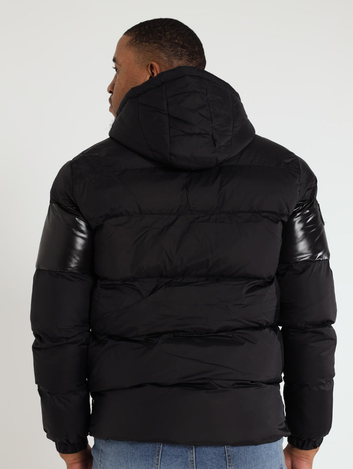 Locke Puffer Jacket - Black