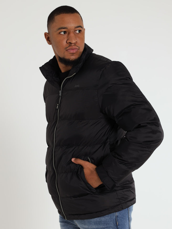 Hero Puffer Jacket - Black