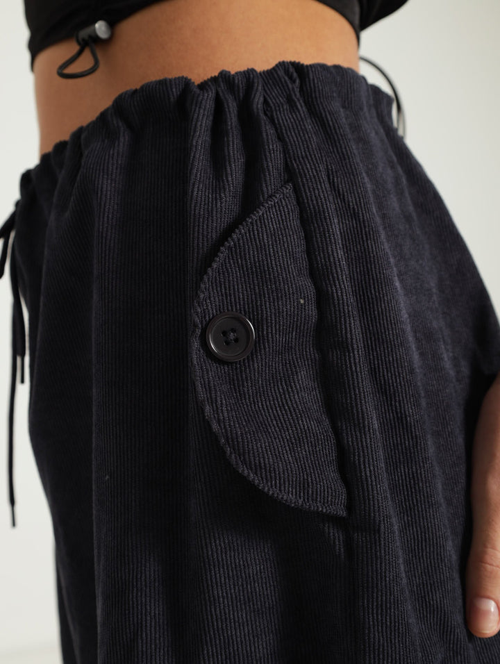 Corduroy Pants - Charcoal