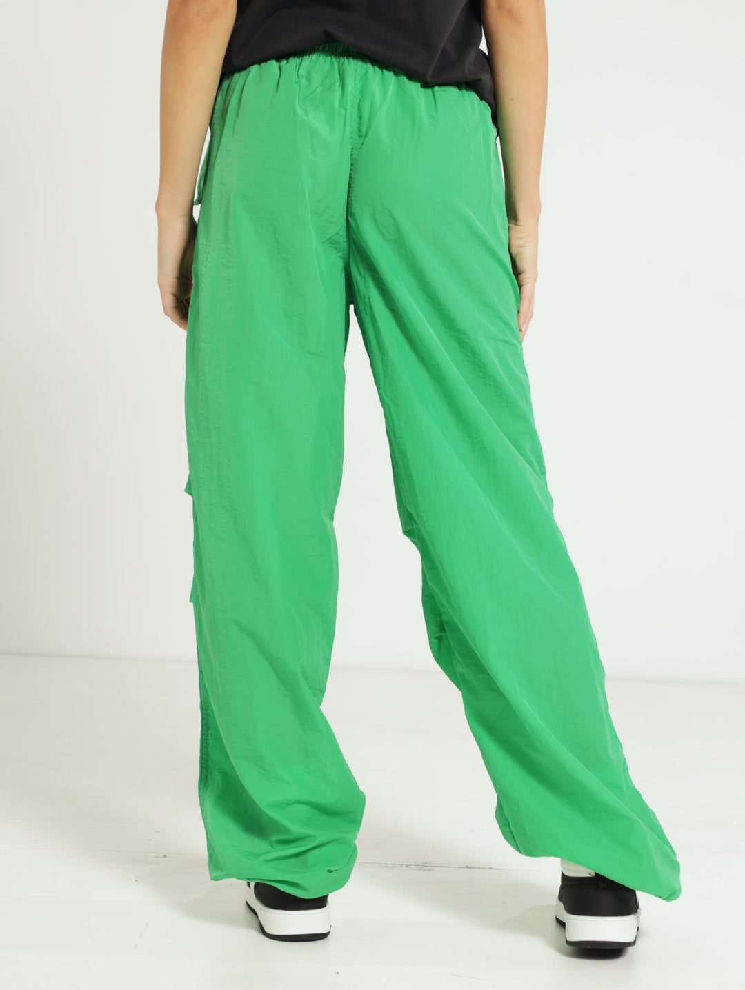 Taslon Parachute Pants - Green
