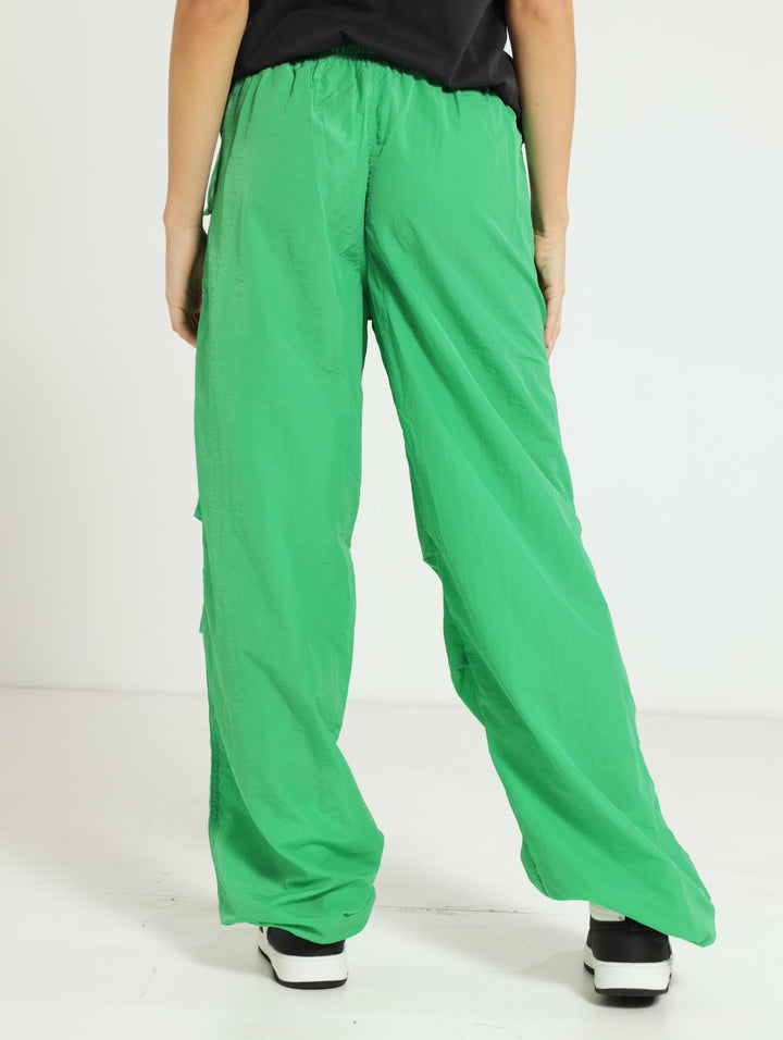 Taslon Parachute Pants - Green