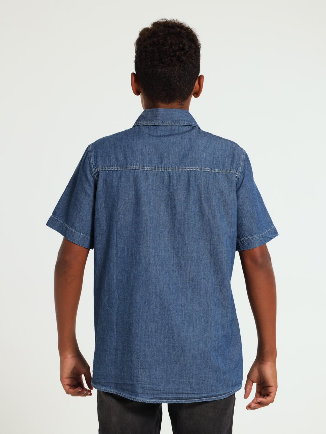 Boys Denim Shirt - Blue