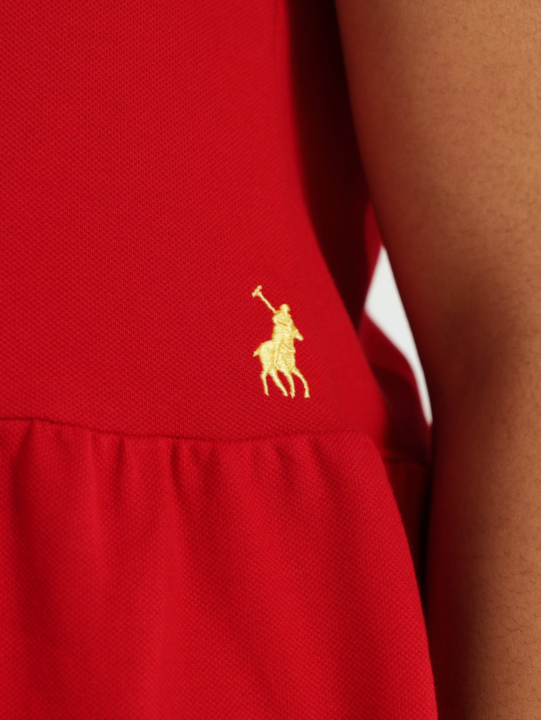 Girls Dakota Golfer Dress - Red