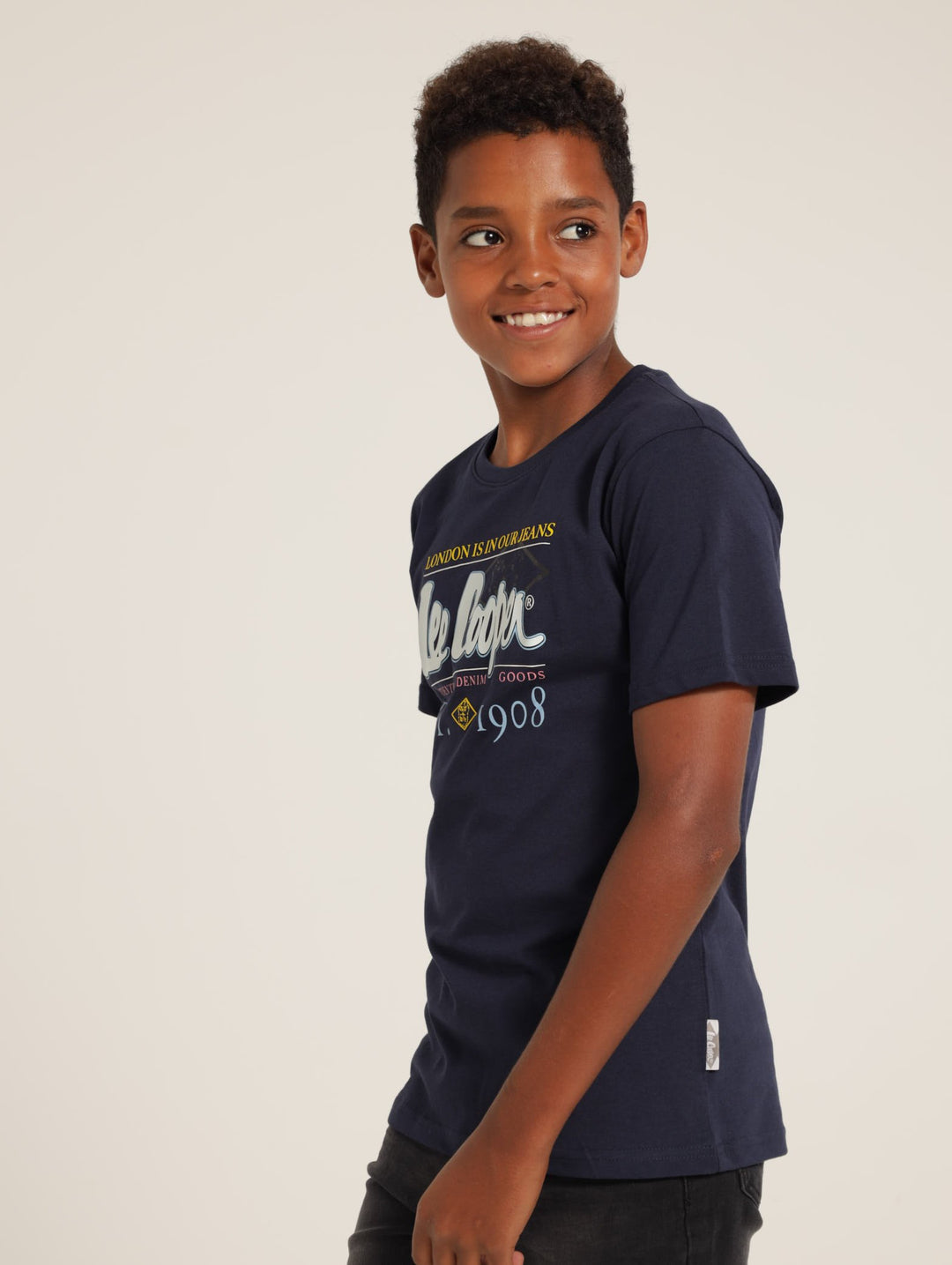Boys Gary Kids Tee - Navy