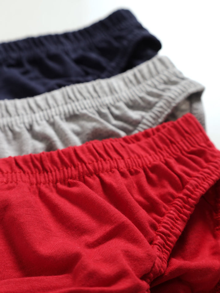 Pre-Boys 3 Pack Plain Briefs Value Pack
