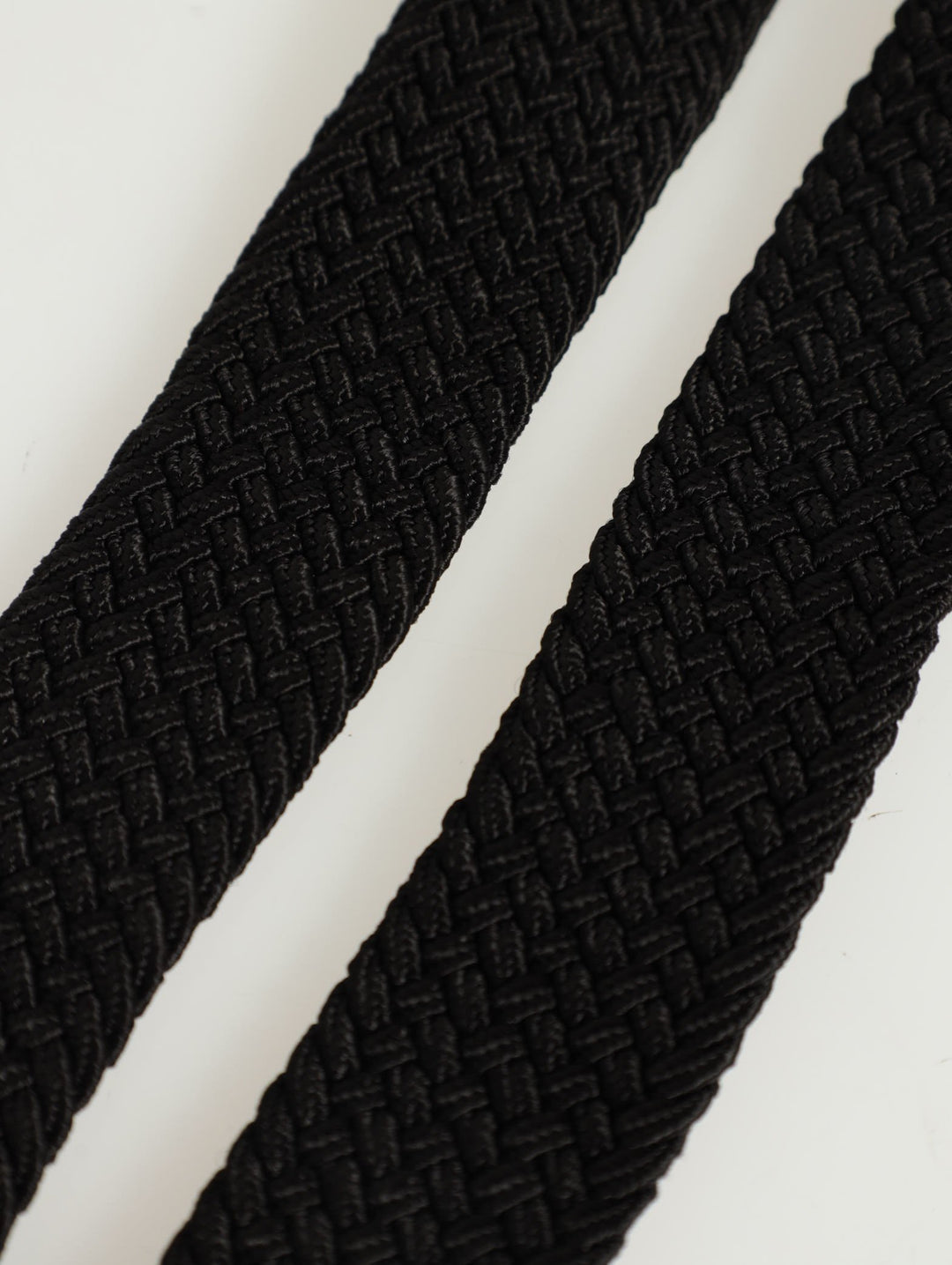 Braided Casual Belt - Black