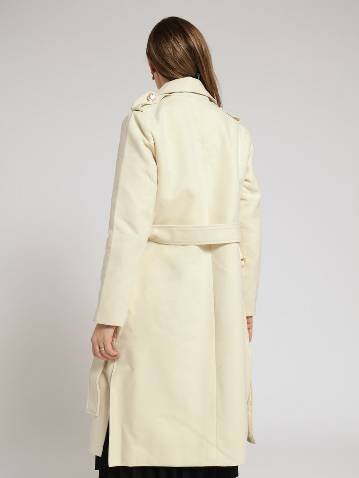 Belted Utility Coat - Stone