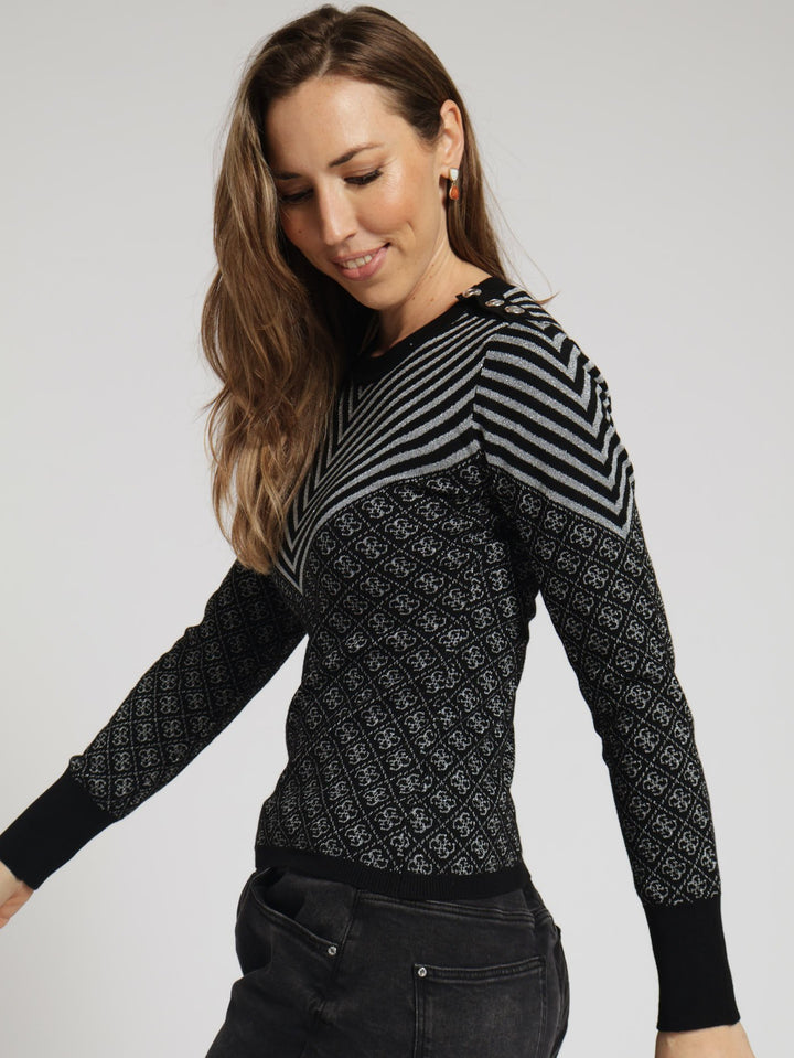 Long Sleeve Renee Knitwear - Black