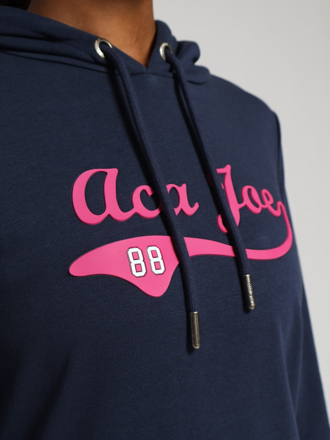 Embroidered Oversize Hooded Dress Unbrushed Fleece