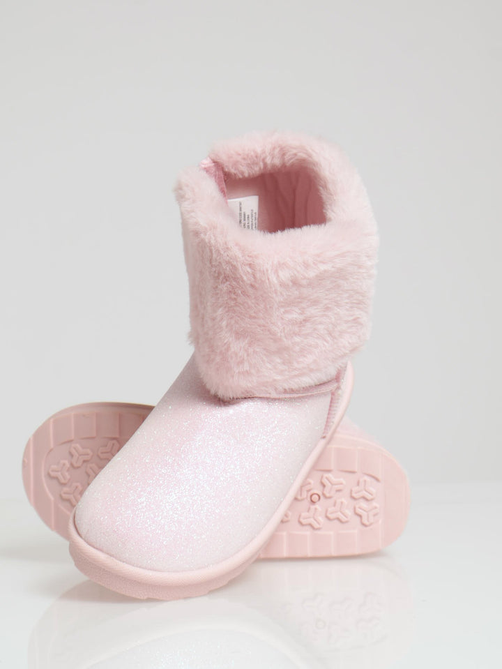 Glitter Snow Boot - Pink