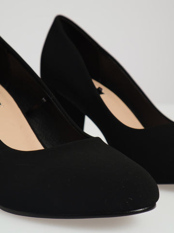 Danae Almond Toe Block Heels