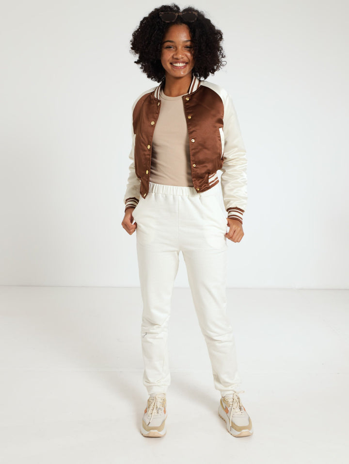 Baseball Jacket - Brown