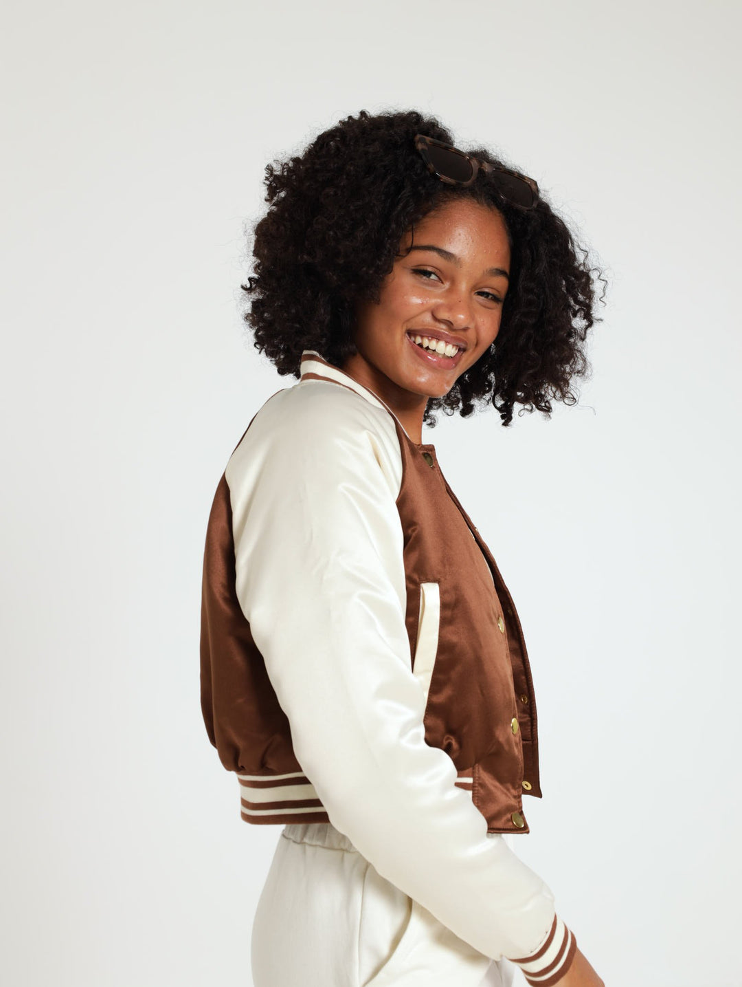 Baseball Jacket - Brown