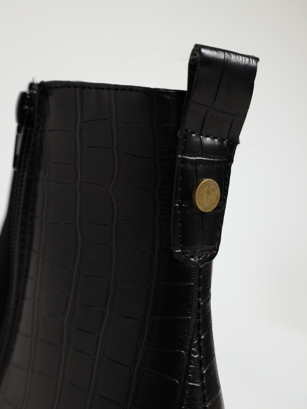 Fabric Chelsea Ankle Boot - Black