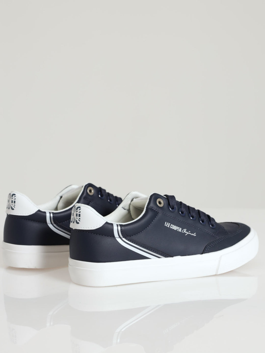 Jimmy Low Cut Lace Up Sneaker - Navy