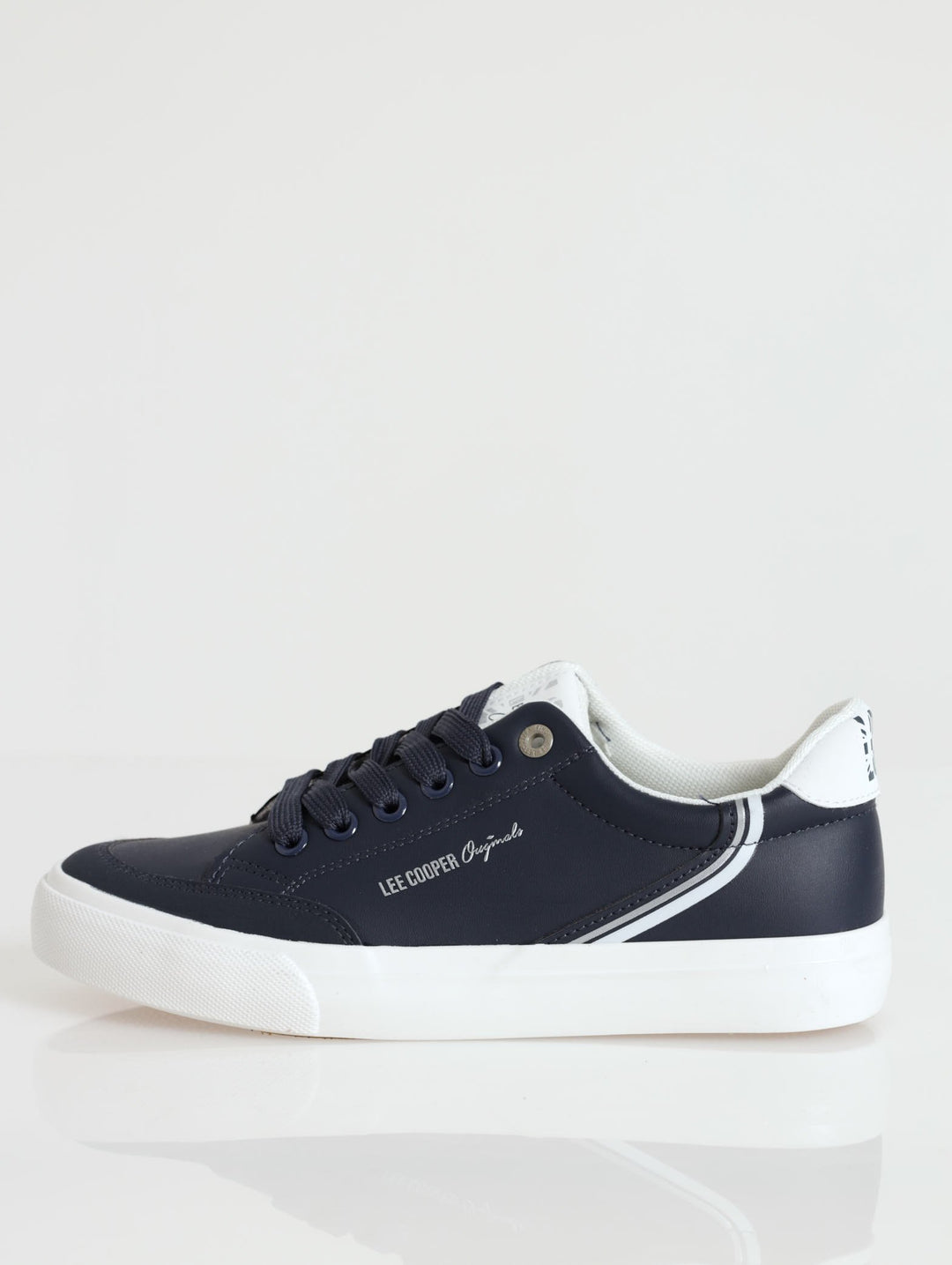 Jimmy Low Cut Lace Up Sneaker - Navy