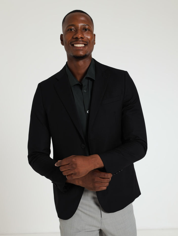 Classic Suit Jacket - Black