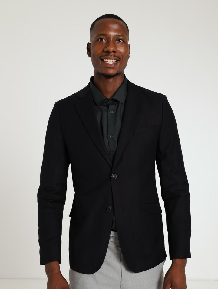 Classic Suit Jacket - Black