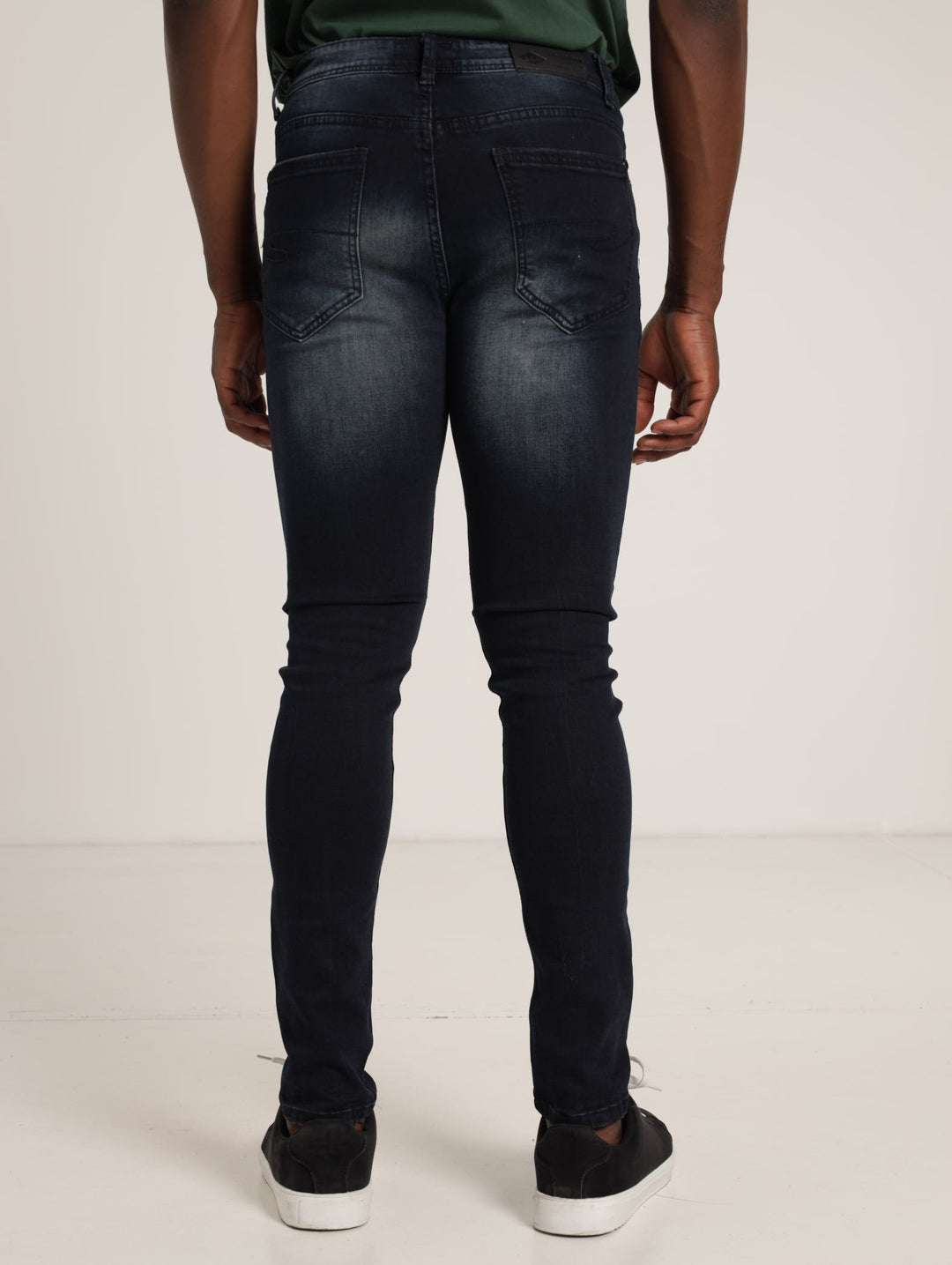 Tom Skinny Fit Denim Jean  - Blue/Black