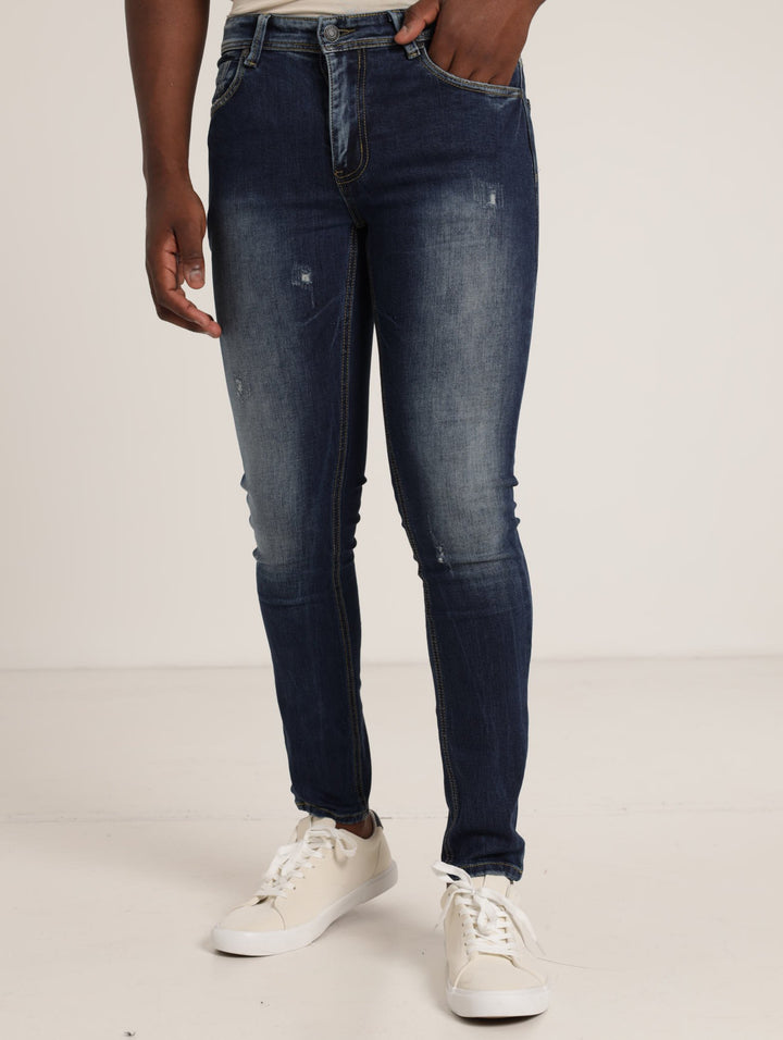 Tom Skinny Fit Denim Jean  - Dark Indigo