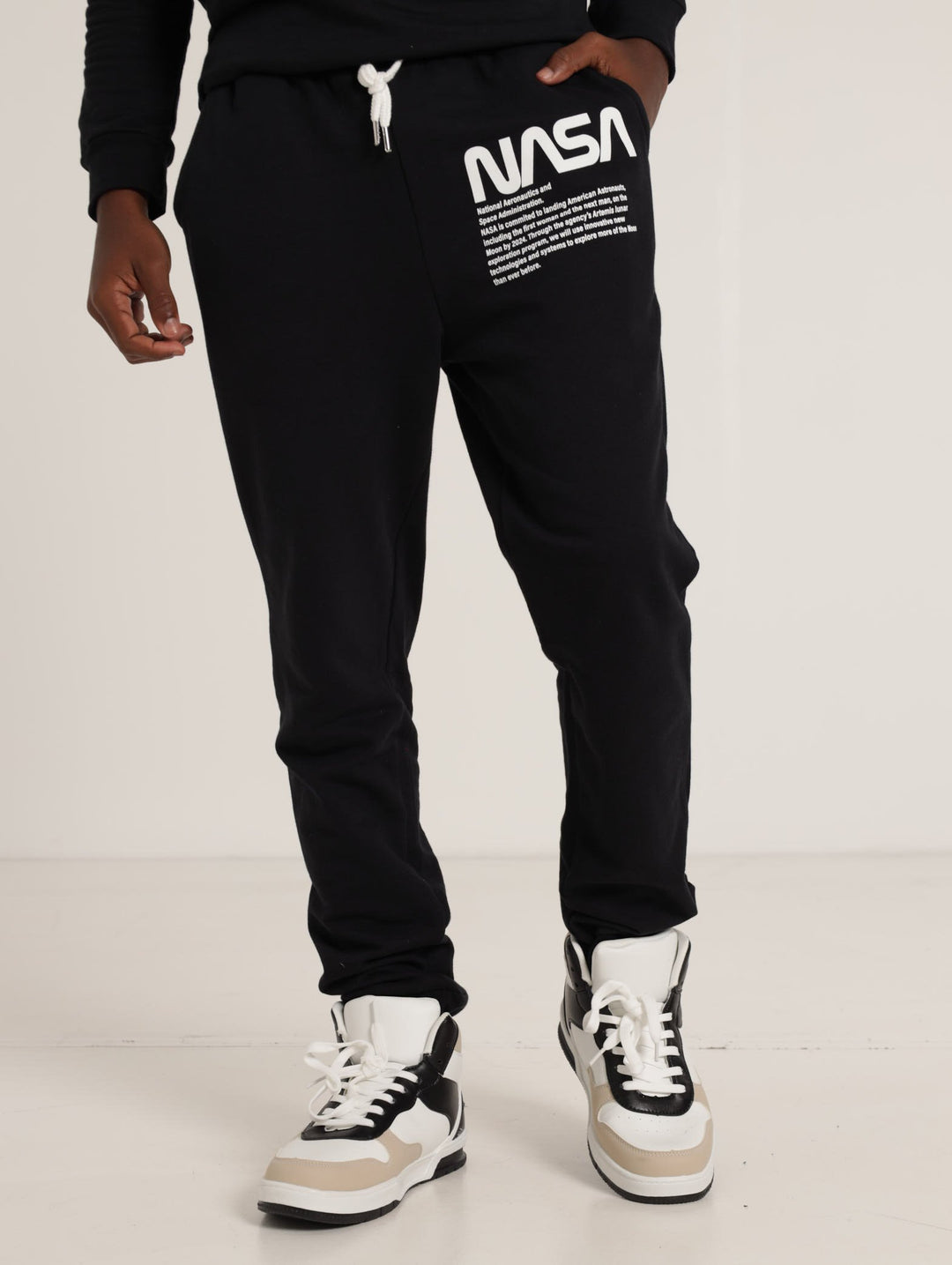 Sweatpants Pantalon Nasa Alpha Industries NASA Joggers Grey Dressinn