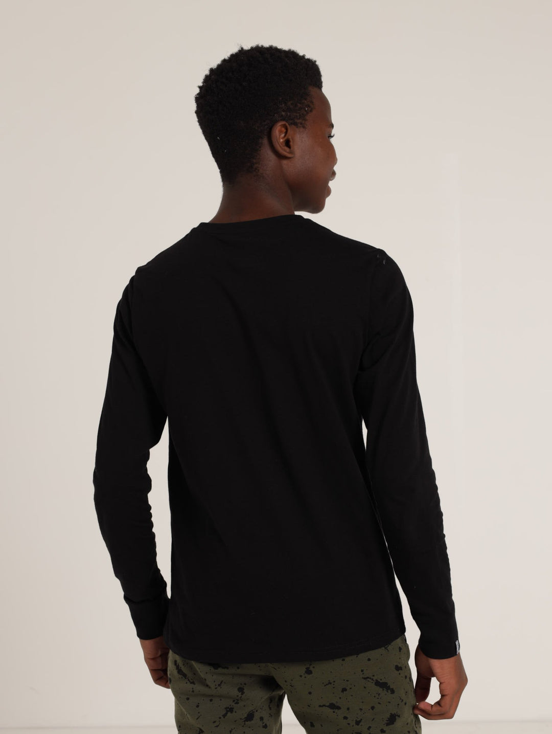 Boys Long Sleeve Tee - Black