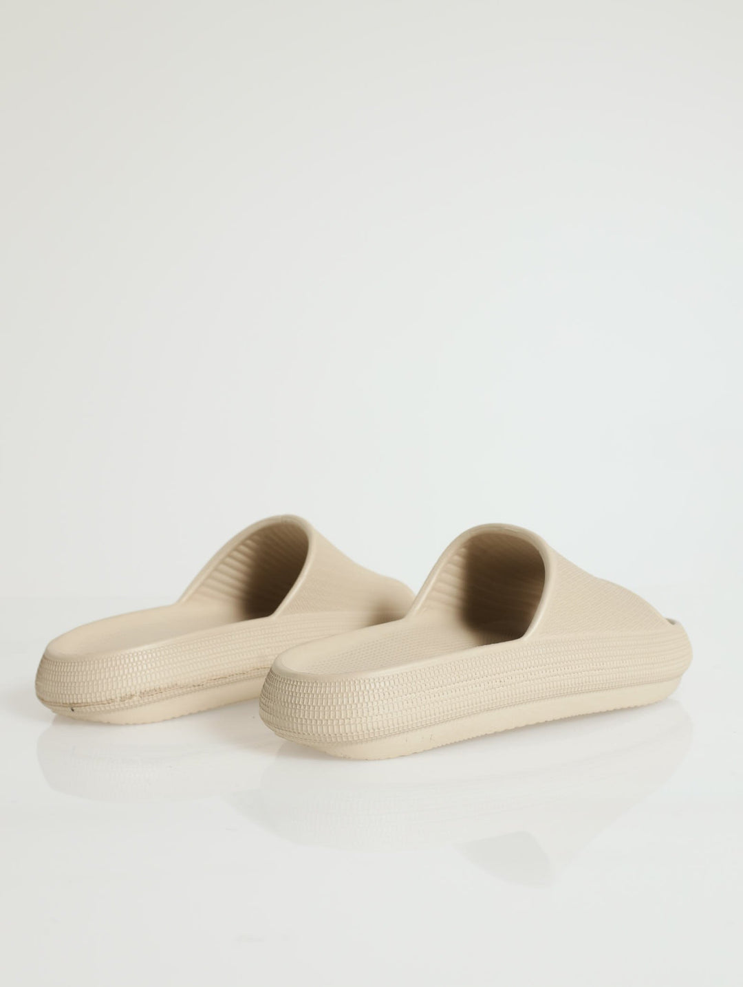 Textured Moulded Eva Slide Sandal - Stone
