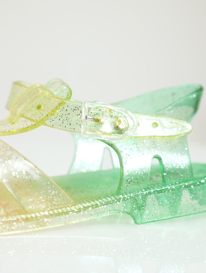 Pre-Girls Glitter Jelly Sandal - Pink