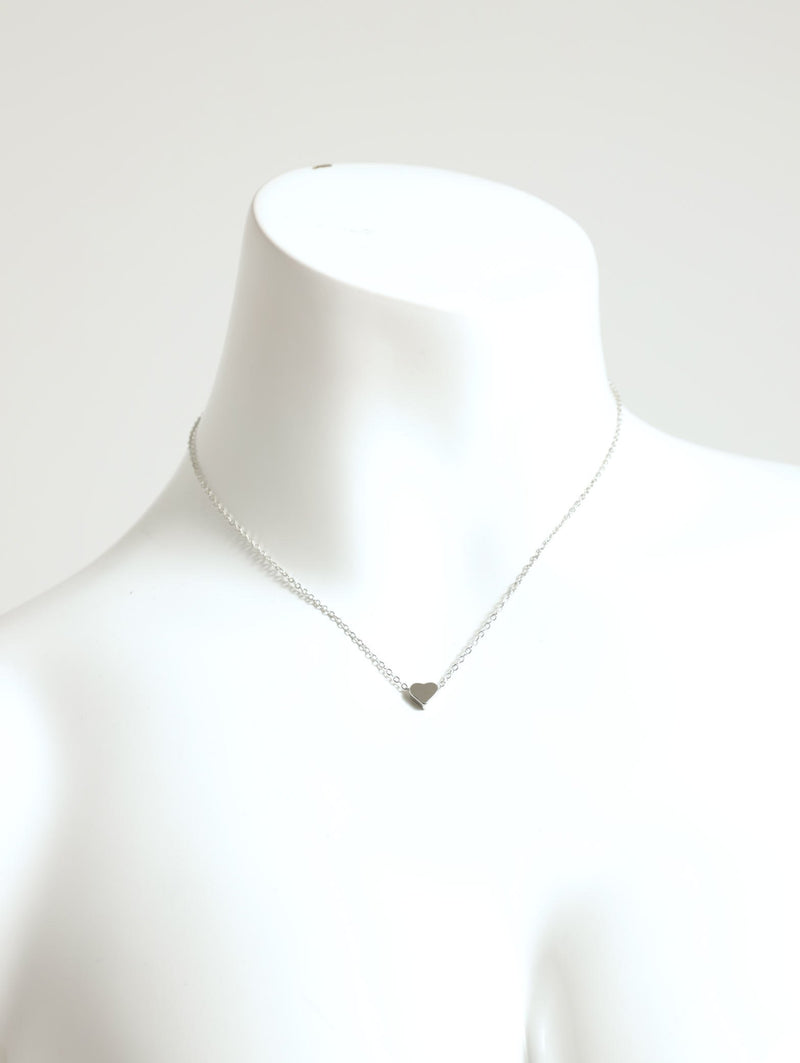 Heart Necklace - Silver