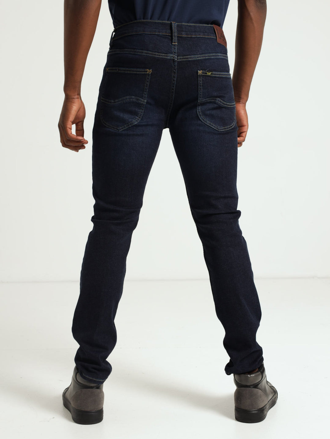 Eddie Slim Denim Jean - Blue/Black