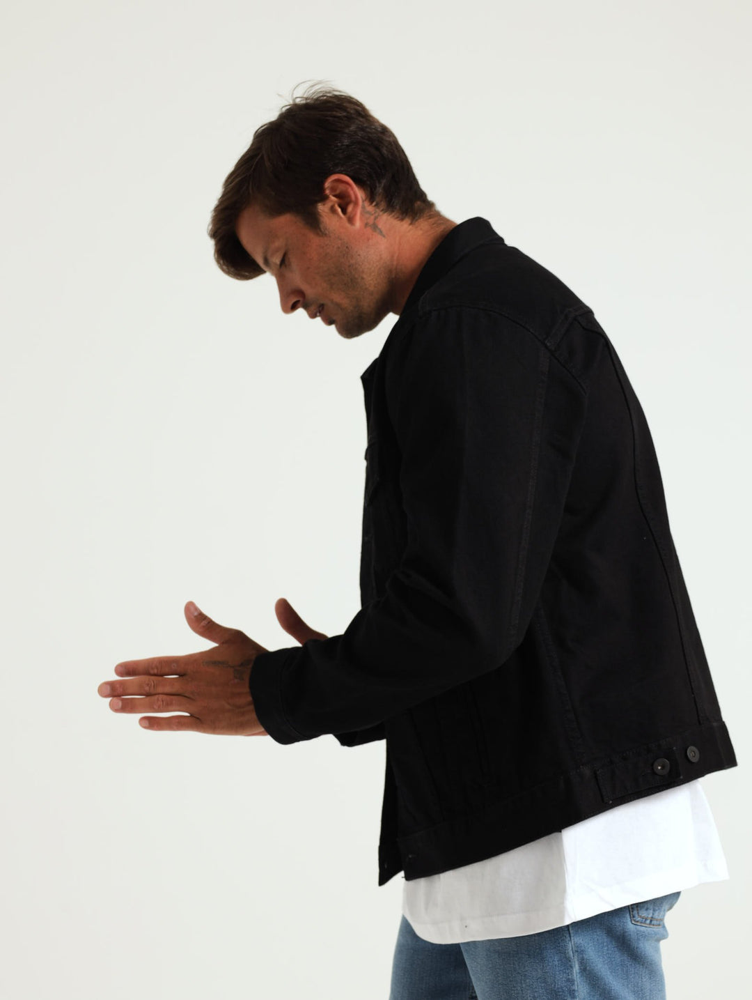 The Trucker Jacket - Black