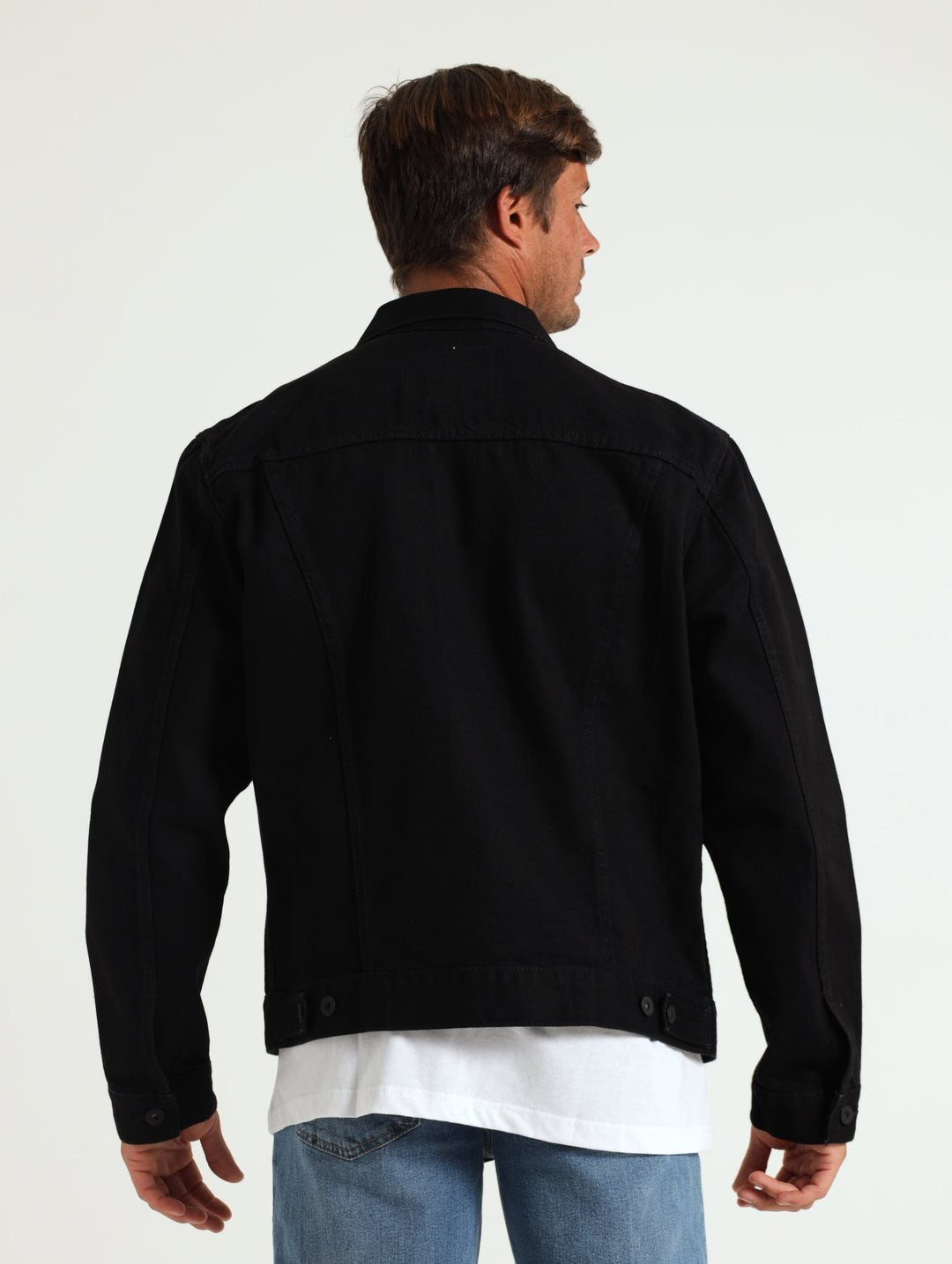 The Trucker Jacket - Black