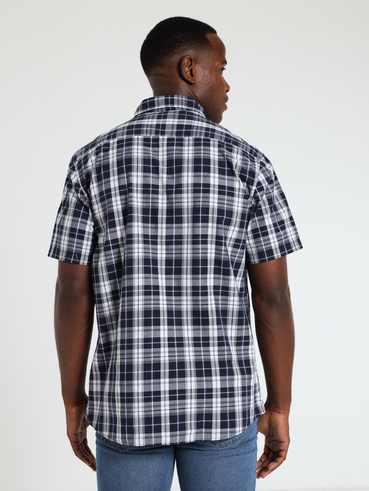 Check Shirt - Navy