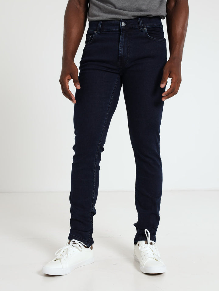 Men's Simon Straight Leg Denim Jean - Blue/Black