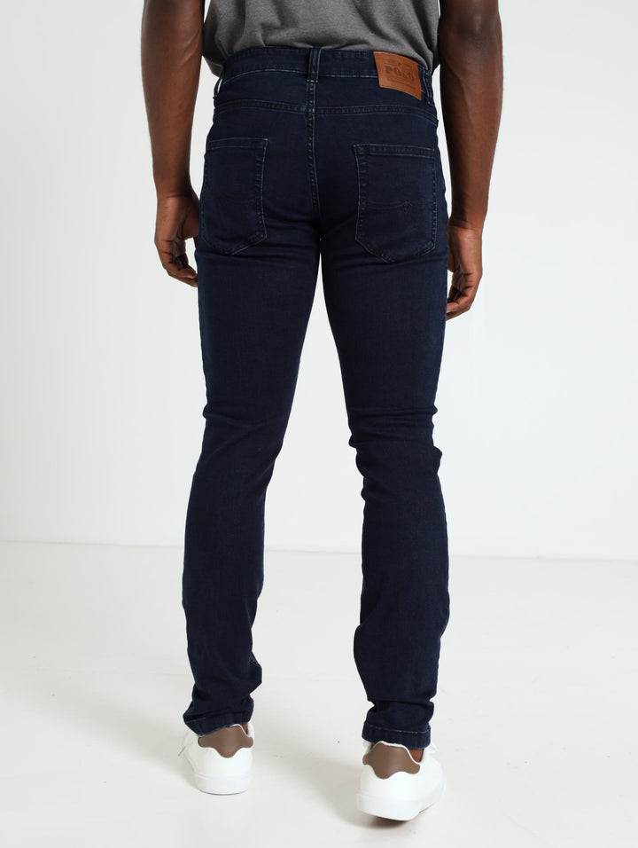 Men's Simon Straight Leg Denim Jean - Blue/Black