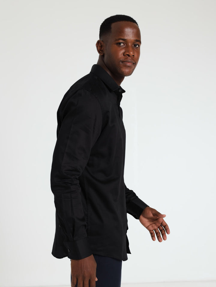 Custom Fit Shirt - Black