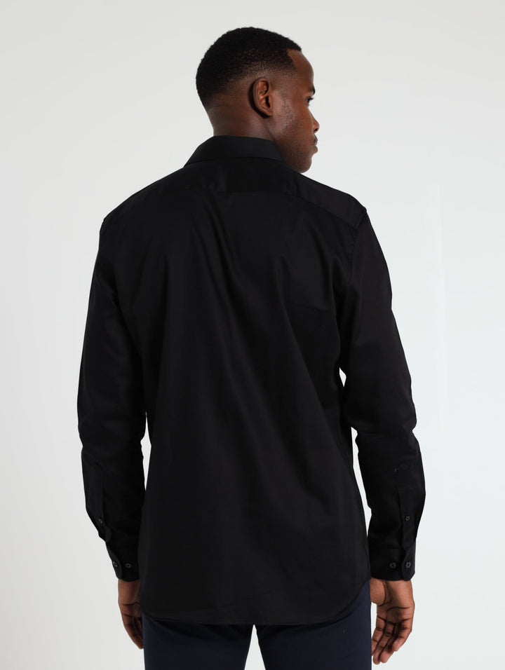 Custom Fit Shirt - Black
