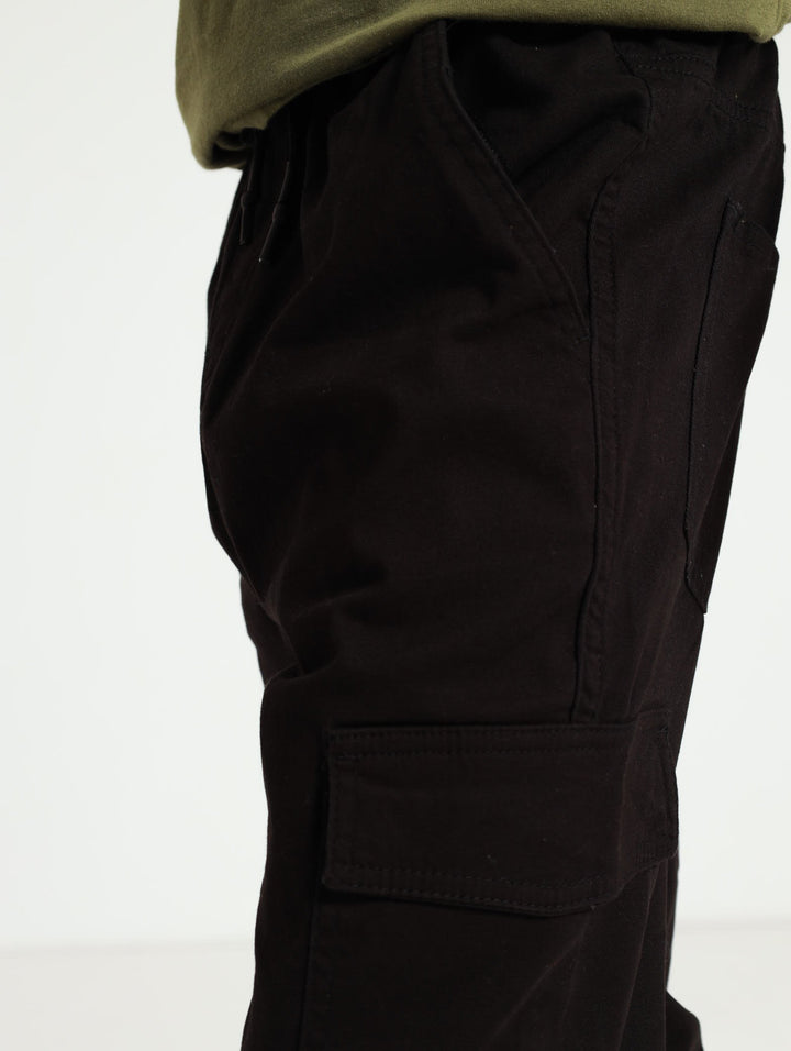 Boys Joggers Pants - Black