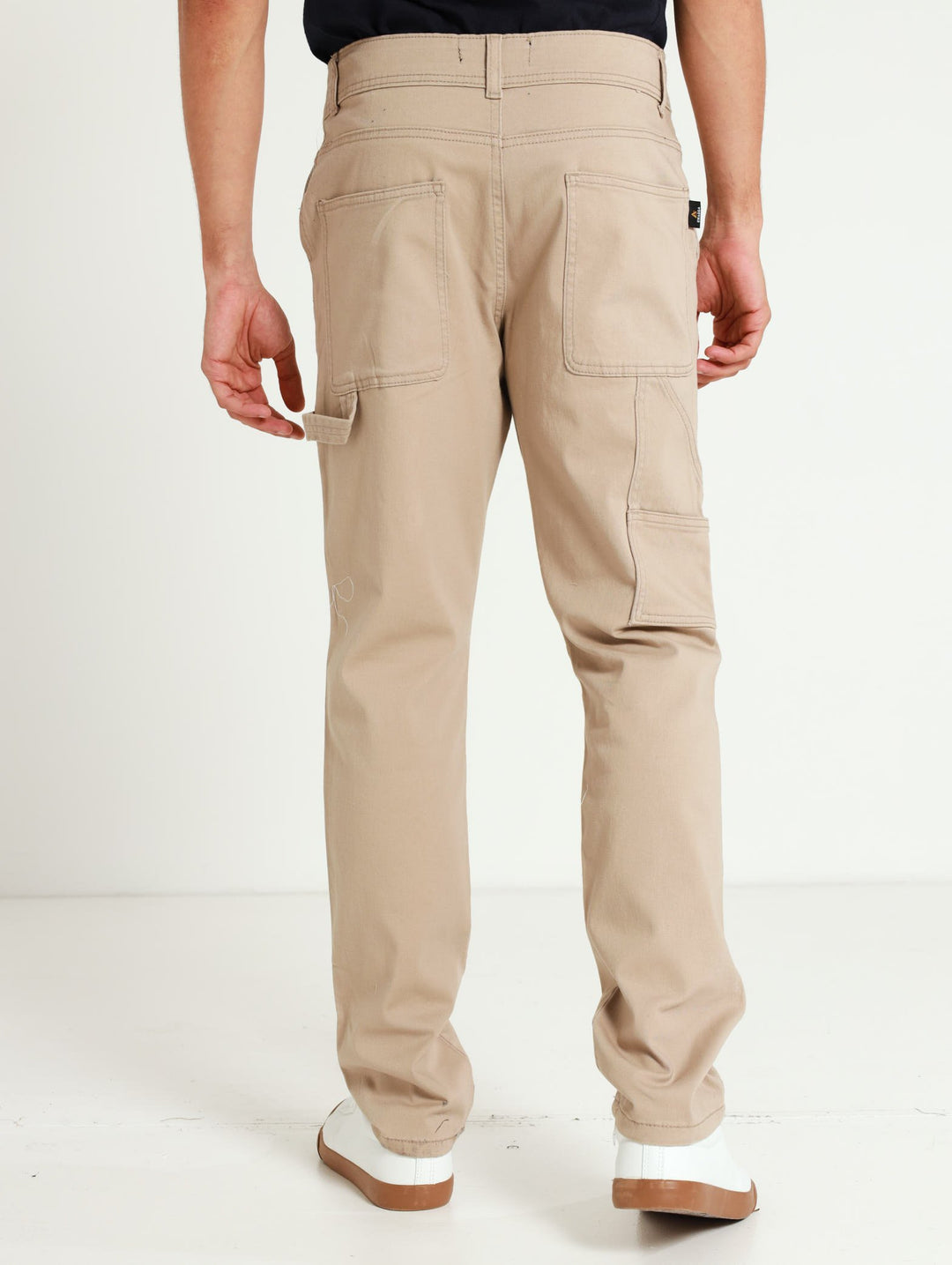 Slim Carpenter Chino Pants - Stone
