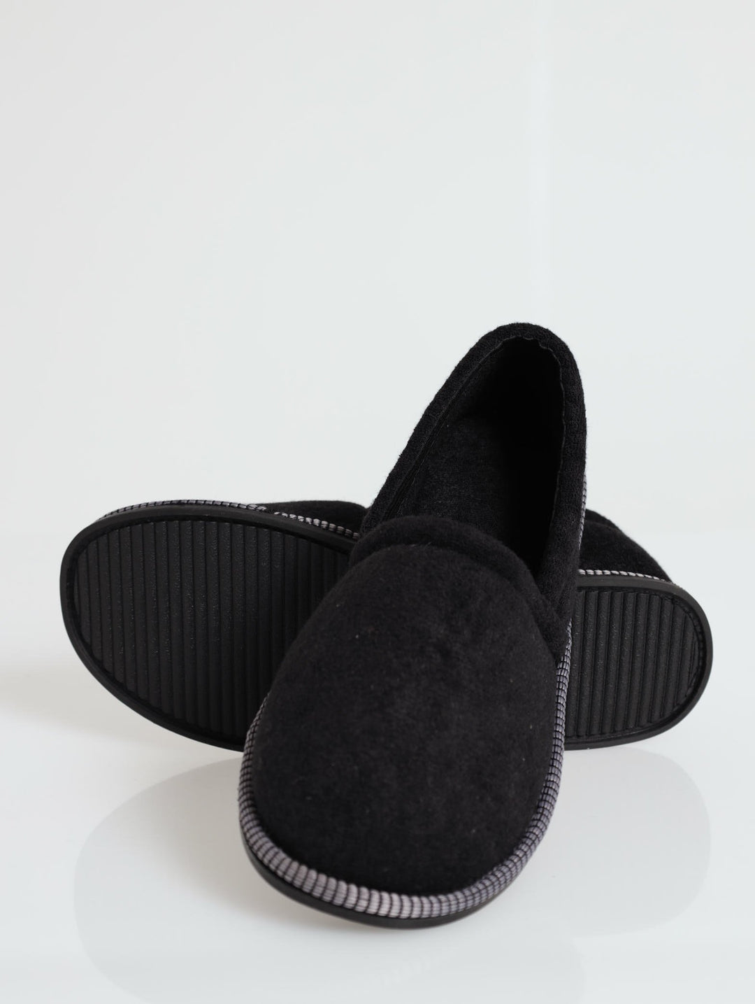 Basic Closed Back Slipper - Black